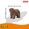 Schleich Wild Life Realistic Grizzly Bear Figurine - Hand-Painted and Detailed Animal Figure for Kids, Perfect Toy for Fun and Imaginative Adventures, Gift for Boys and Girls Ages 3+ , 2.6 inch view 2