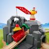 BRIO World - 33889 Crane & Mountain Tunnel | 7 Piece Toy Train Accessory for Kids | Interactive Play | FSC Certified Wood | Perfect for Ages 3 and Up view 2