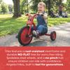 Angeles Kids Tricycle, Toddler Tricycle with Solid Airless Rubber Tires, Kids Bike for Preschools and Daycare, Ages 2+, ClassicRider 4" Tall Seat view 2