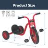 Angeles Kids Tricycle, Toddler Tricycle with Solid Airless Rubber Tires, Kids Bike for Preschools and Daycare, Ages 2+, ClassicRider 4" Tall Seat view 3