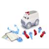 Green Toys Ambulance & Doctor's Kit, Red/Blue - 10 Piece Pretend Play, Motor Skills, Language & Communication Kids Role Play Toy. No BPA, phthalates,PVC, Dishwasher Safe,Recycled Plastic, Made in USA view 3