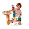 Hape Quadrilla Race to Finish Wooden Blocks with Marble Run Play view 4