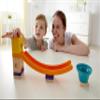 Hape Quadrilla Mega Skatepark Marble Run Attachment, 17 Pieces, Multicolor view 2