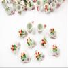 10 Red Orchid Flower Paint Ceramic Tea Coffee Mug Cup Dollhouse Miniatures 1:6 13227 view 4