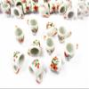 10 Orange Flower Paint Ceramic Tea Coffee Mug Cup Dollhouse Miniatures 13219 view 1