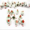 10 Red Flower Hand Paint Ceramic Tea Coffee Mug Cup Dollhouse Miniature 13220 view 2