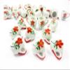 10 Red Flower Hand Paint Ceramic Tea Coffee Mug Cup Dollhouse Miniature 13220 view 3