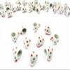 10 Green & Red Spot Paint Ceramic Tea Coffee Mug Cup Dollhouse Miniature 1:6 13224 view 2