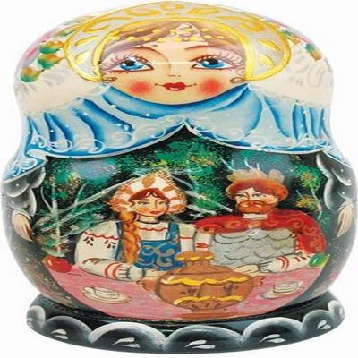 5 Piece Boyar Wedding Matreshka Nesting Doll Set - 1300911 by G.DeBrekht
