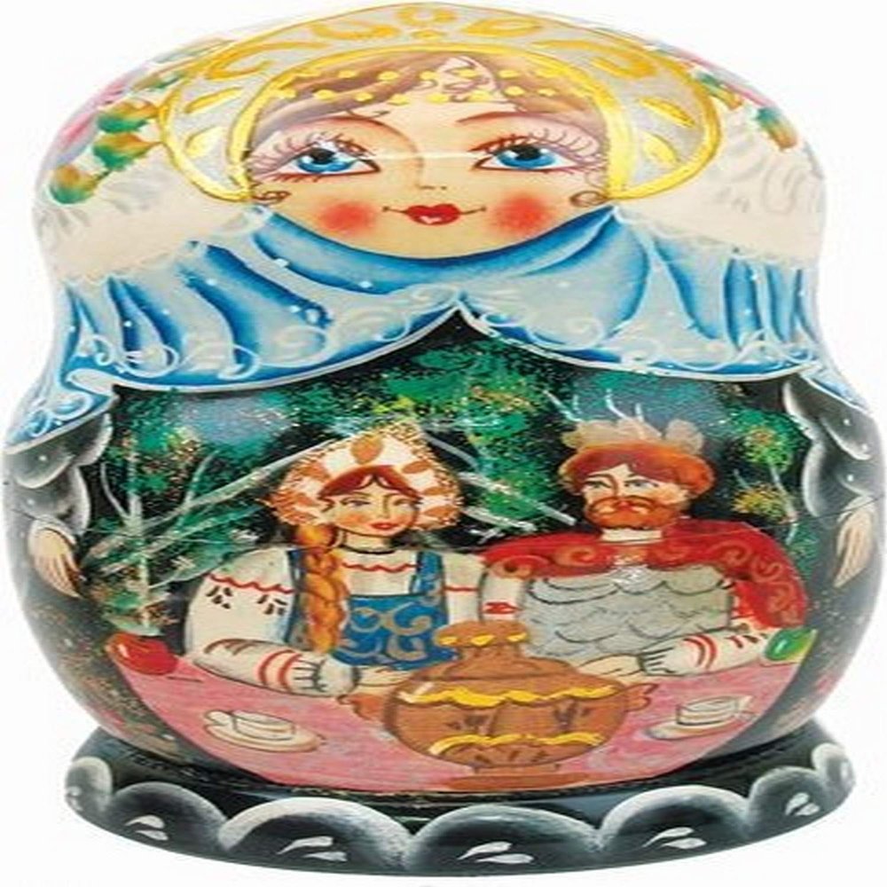 5 Piece Boyar Wedding Matreshka Nesting Doll Set - 1300911 by G.DeBrekht