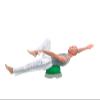 Gymnic Core Balance Trainer, Inflatable Workout Dome with Base, Green view 4