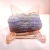 Rock Tumbler Gem Refill Kit - Namibia, Africa Blue Lace Agate Rough, Bold Banding, 4 oz view 4