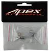 Apex RC Products Heavy Duty Medium Hot (OS #7 Equivalent) Nitro Glow Plug - 2 Pack #9701 view 4