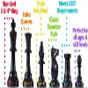 Wholesale Chess Heavy Tournament Triple Weighted Chess Pieces view 2