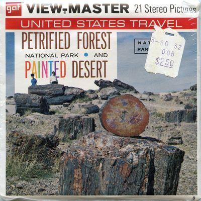 Petrified Forest & Painted Desert, Arizona - Classic ViewMaster - 3 Reel Packet - National Park Series - UNOPENED