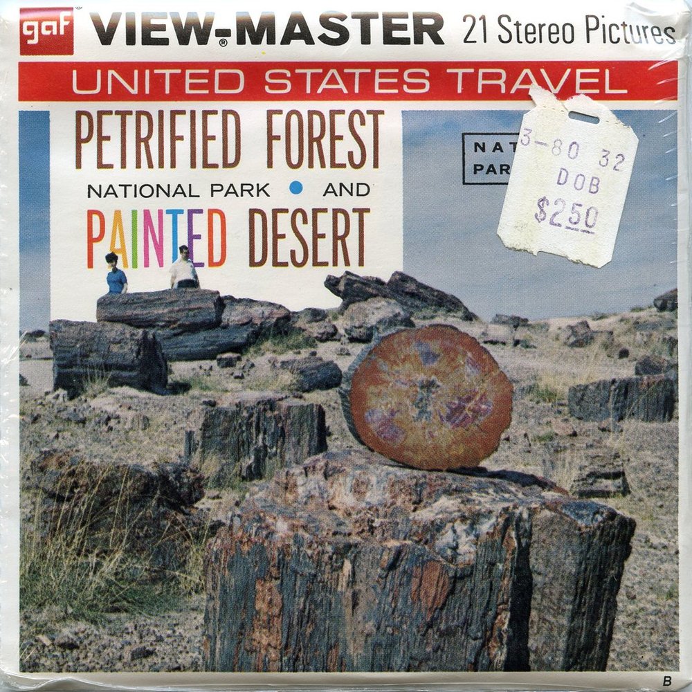 Petrified Forest & Painted Desert, Arizona - Classic ViewMaster - 3 Reel Packet - National Park Series - UNOPENED