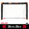 Franklin Sports NHL Philadelphia Flyers Mini Hockey Set - Kids Indoor Knee Hockey Goal, Ball, + 2 Mini Stick Combo Set - Youth NHL Team Indoor Toy Sets - Ages 3+ view 3