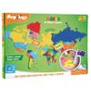 Imagimake Mapology World Map Puzzle - Includes Country Flags & Capitals | Fun Jigsaw Puzzle Kids Ages 5-8 | Educational Toys for Ages 8-13 | Geography Gifts for Girls & Boys 5, 6, 7, 8, 9, 10, 11, 12 view 2