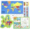 Imagimake Mapology World Map Puzzle - Includes Country Flags & Capitals | Fun Jigsaw Puzzle Kids Ages 5-8 | Educational Toys for Ages 8-13 | Geography Gifts for Girls & Boys 5, 6, 7, 8, 9, 10, 11, 12 view 3