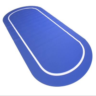 Versa Games Roll Out Non Slip Casino Poker Table Top - Blue