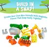 POPULAR PLAYTHINGS Magnetic Animals for Toddlers 1-3, Mix or Match Animal Toys, Set of 4 Gift for Kids - Jungle Animals view 2