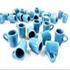 10 Blue Coffee Tea Funnel Mugs Cups 1:6 Dolls House Miniature Supply Ceramic 3865 view 3