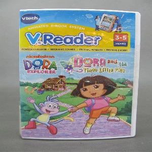 V.Reader Cartridge - Dora and the Three Little Pigs - 80-280900