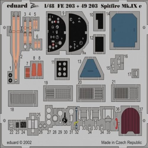 Eduard Accessories  FE203 Model-Making Accessory Spitfire Mk. Ixc