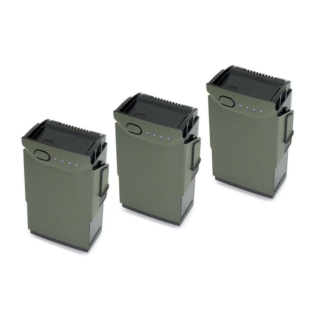 Wrapgrade Poly Skin Compatible with DJI Mavic Air | 3 Batteries (Army Green)