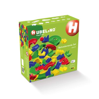 Hubelino 55 Piece Run Elements - The Original Marble Run Expansion Set - Made in Germany
