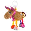 Lamaze Clip On Car Seat and Stroller Toy - Muffin the Moose - Crinkle Sensory Toys for Babies on the Go - High Contrast Travel Toys for Infants - Ages 0 Months and Up view 1