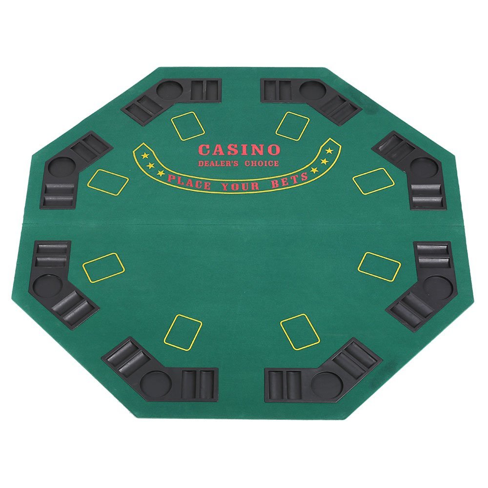 COLOR TREE Foldable Poker/Blackjack Card Game Table Top