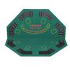 COLOR TREE Foldable Poker/Blackjack Card Game Table Top view 2
