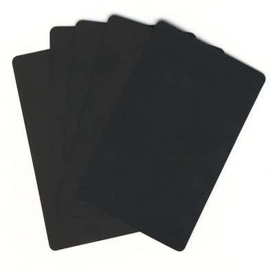 10 Bridge Size (Narrow) Black CUT Cards for Poker Texas Hold'em Tournaments Blackjack Games