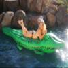 GoFloats BigAl' Giant Inflatable Alligator, Premium Quality and over 11 ft long view 2