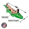 GoFloats BigAl' Giant Inflatable Alligator, Premium Quality and over 11 ft long view 4