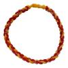 20" Red Yellow Titanium Sports Tornado Necklace w/ Case view 1