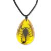REALBUG Black Scorpion Necklace, Amber, Large view 3