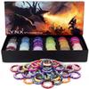 DND Miniatures Condition Markers - 96 Rings to Track 24 Different Status & Spell Effects for RPG/DND Minis Like Dungeons and Dragons 5th Edition & Pathfinder Perfect DnD Gifts & D&D Accessories Tokens view 1