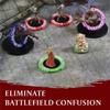 DND Miniatures Condition Markers - 96 Rings to Track 24 Different Status & Spell Effects for RPG/DND Minis Like Dungeons and Dragons 5th Edition & Pathfinder Perfect DnD Gifts & D&D Accessories Tokens view 3