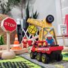 Attatoy Kids Wooden Street Signs Playset (14-Piece Set), Wood Traffic Signs Perfect for Car & Train Set view 2