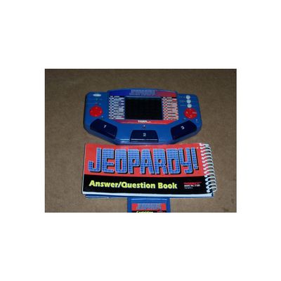 Tiger Jeopardy Handheld Electronic Arcade Game with Book and Cartridge