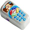 Fisher-Price Laugh and Learn Remote, Light-up Screen, UK English Version, Push Buttons and 35+ Sing-Along Songs, Tunes & Phrases, Baby Learning Toy, Early Development, English Version DLD30 view 1
