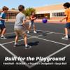 GoSports 8.5 inch Playground Ball (Set of 6) with Carry Bag and Pump - Classic view 2