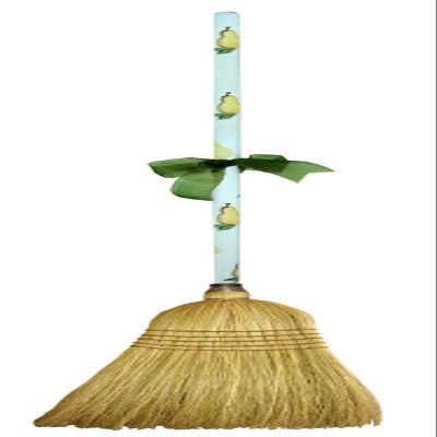 Cute Tools Garden Broom - Landscaping Instrument, Sweep and Dust With This Garden Accessory, Hand Painted Wooden Broomstick In The USA, Durable Yard and Gardening Equipment From CuteTools! - Art For A Cause, Pear