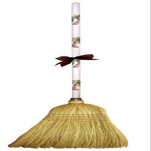 Cute Tools Garden Broom - Landscaping Instrument, Sweep and Dust With This Garden Accessory, Hand Painted Wooden Broomstick In The USA, Durable Yard and Gardening Equipment From CuteTools! - Art For A Cause, Palm Tree