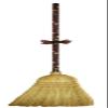 Cute Tools Garden Broom - Landscaping Instrument, Sweep and Dust With This Garden Accessory, Hand Painted Wooden Broomstick In The USA, Durable Yard and Gardening Equipment From CuteTools! - Art For A Cause, Poppy view 1