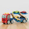 Le Toy Van Motors, Planes & Garages Race Car Transporter Set Premium Wooden Toys for Kids Ages 3 Years & Up view 3