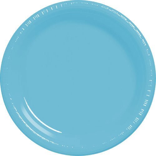 10 1/4" Caribbean Plastic Plates 20 per pack