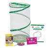 Insect Lore Butterfly Garden | Pavilion 24" with Voucher | 2ft Tall Habitat & STEM Journal | Redeem Voucher for 5 Live Baby Caterpillars | Painted Lady Butterfly Growing Kit view 2